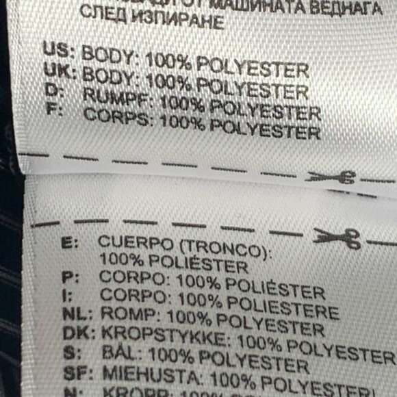 Adidas Climalite Golf Polo Shirt Navy Blue Stripe Size M Moisture Wicking - Picture 10 of 11